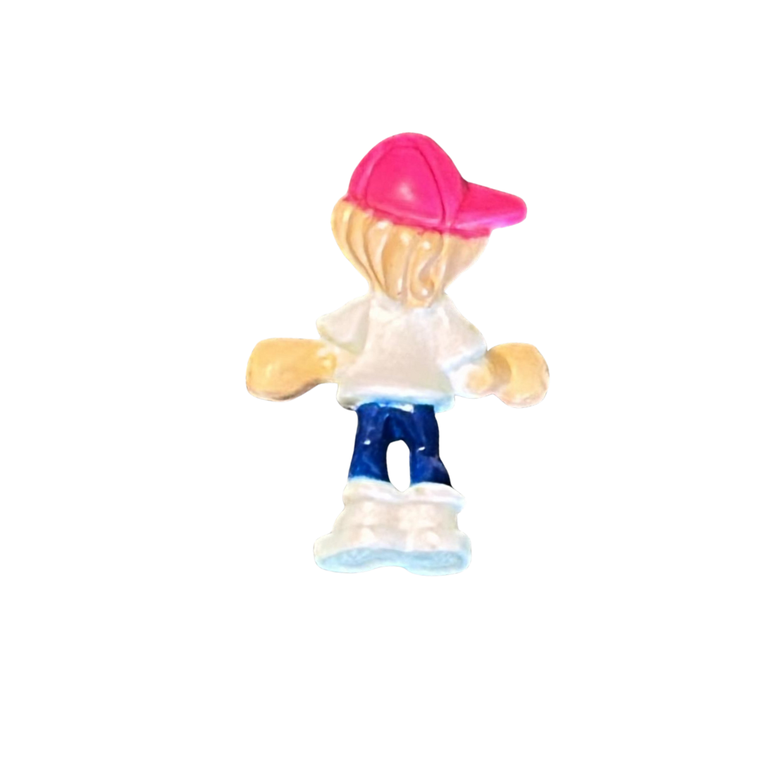 Mighty Max figure pink cap empty hands good paint 493