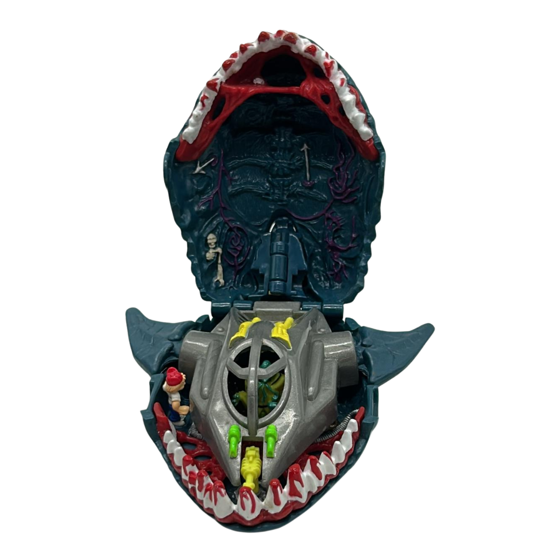 Mighty Max Jaws Of Death Maneater Doom Zone complete set vintage toy 55