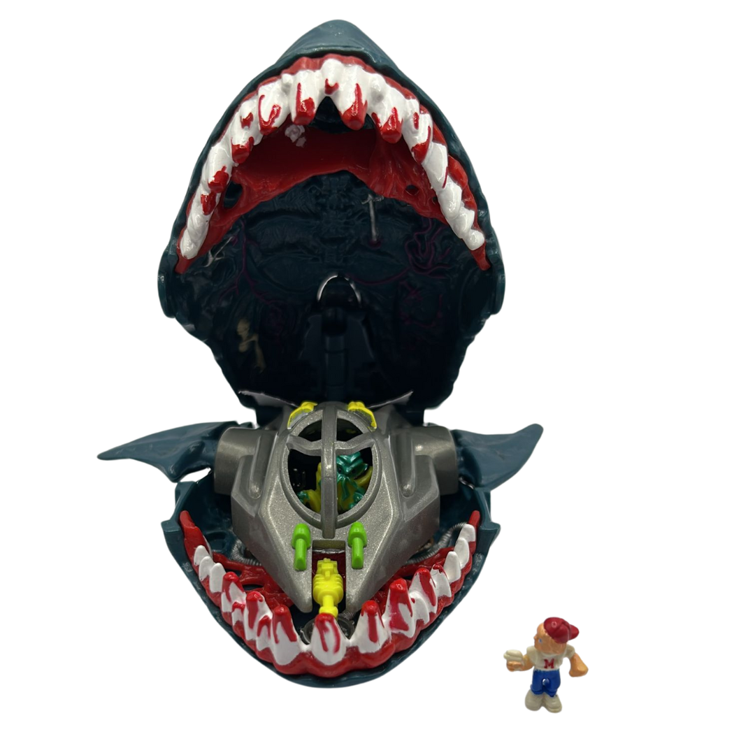 Mighty Max Jaws Of Death shark complete set 678