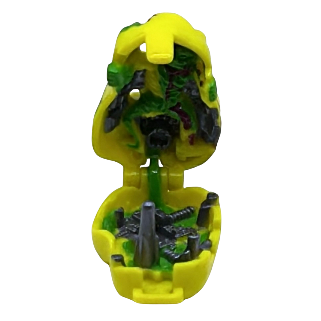 Mighty Max Meltdown Shrunken Head with Max figure damaged gun tip 844