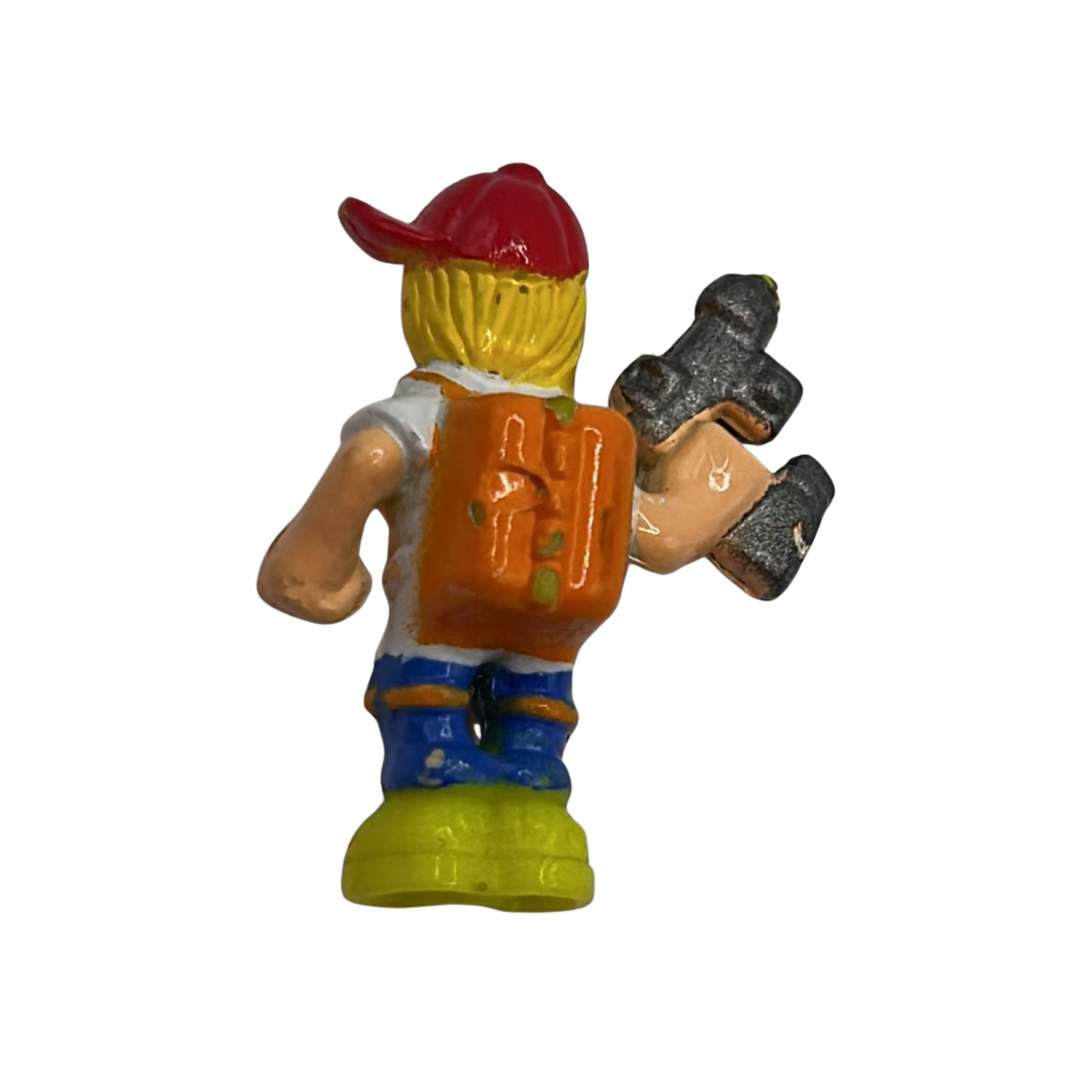 Mighty Max Meltdown Shrunken Head with Max figure damaged gun tip 844