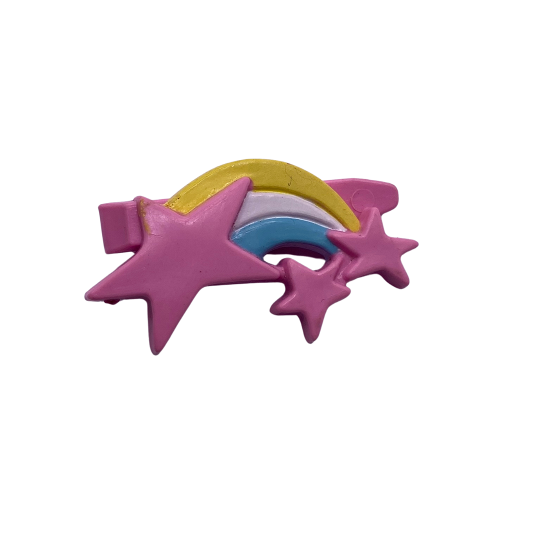 My Little Pony G1 Hasbro Jewellery set stars and rainbow clip 391