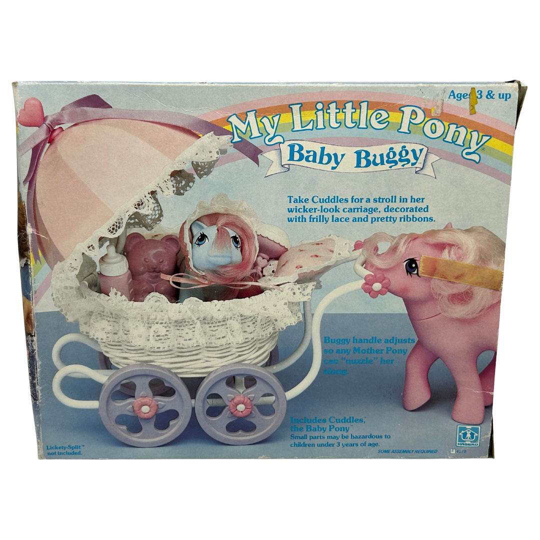 My Little Pony G1 Baby Buggy with box complete