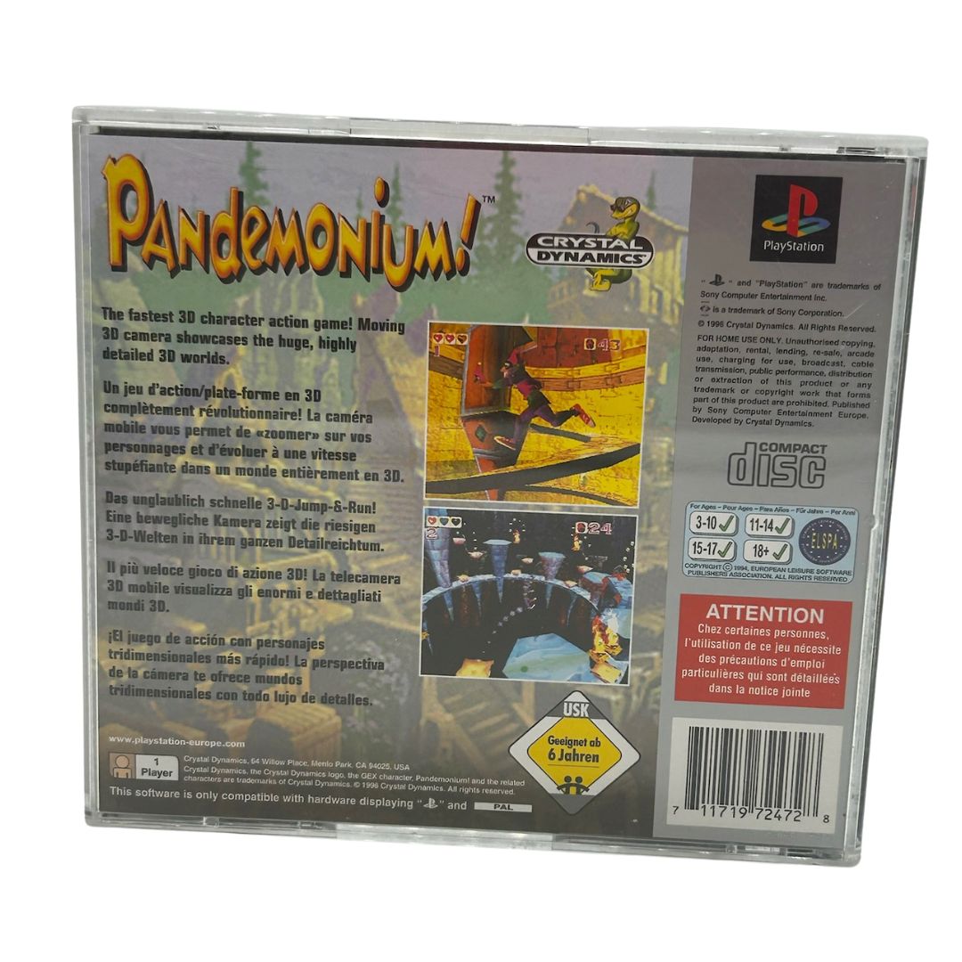 Pandemonium Sony PlayStation 1 PS1 Complete Game with Manual PAL
