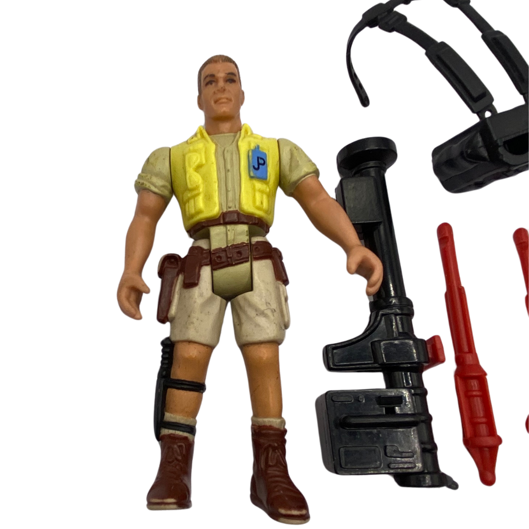 Jurassic Park Robert Muldoon figure complete Vintage Kenner toy 475