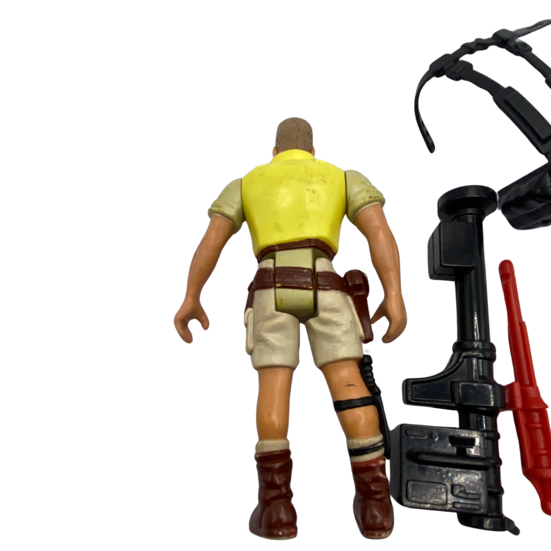 Jurassic Park Robert Muldoon figure complete Vintage Kenner toy 475