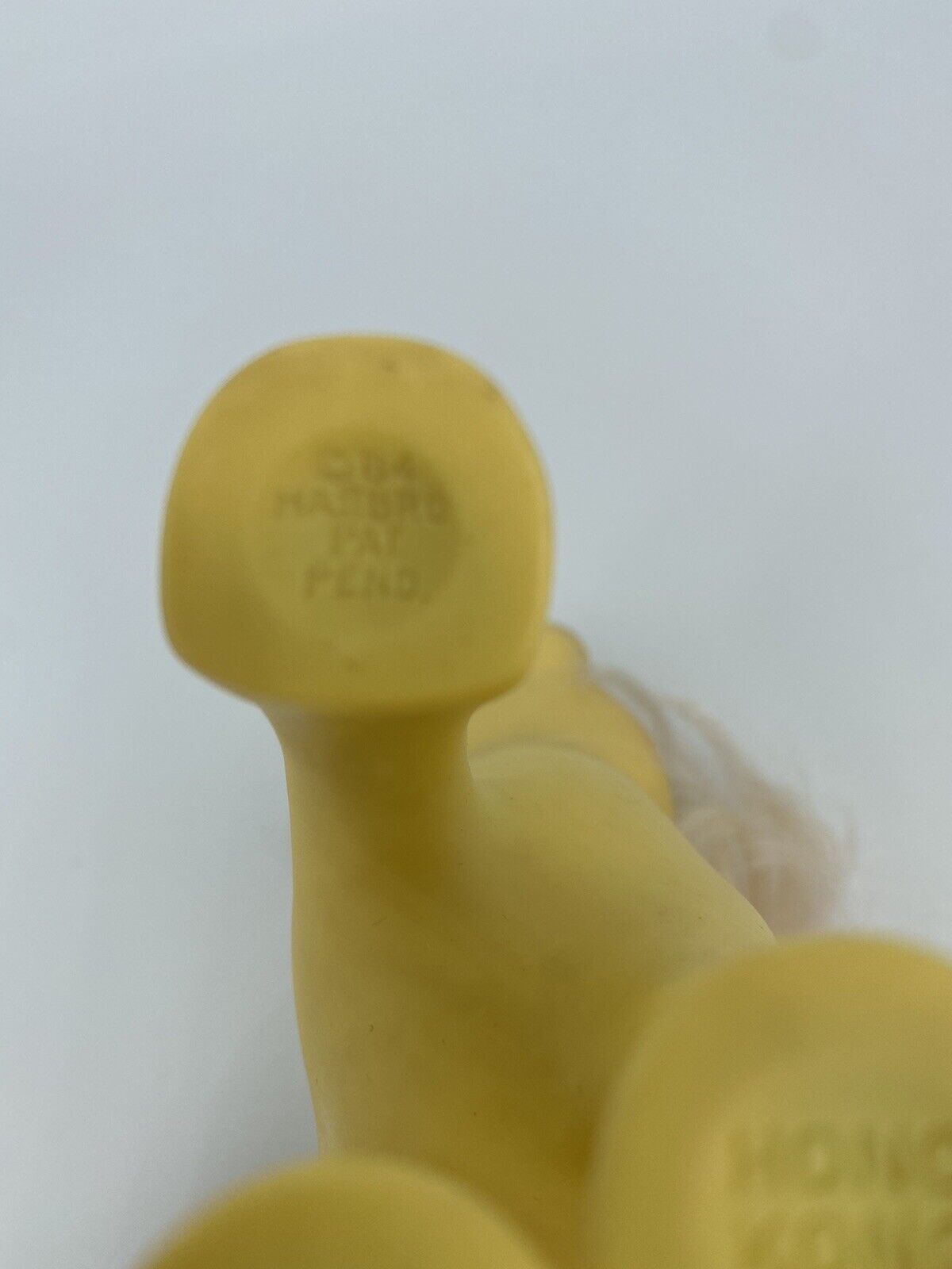 My Little Pony, Kiss curl, yellow, G1 Hasbro 1984, mlp, 1980s, baby