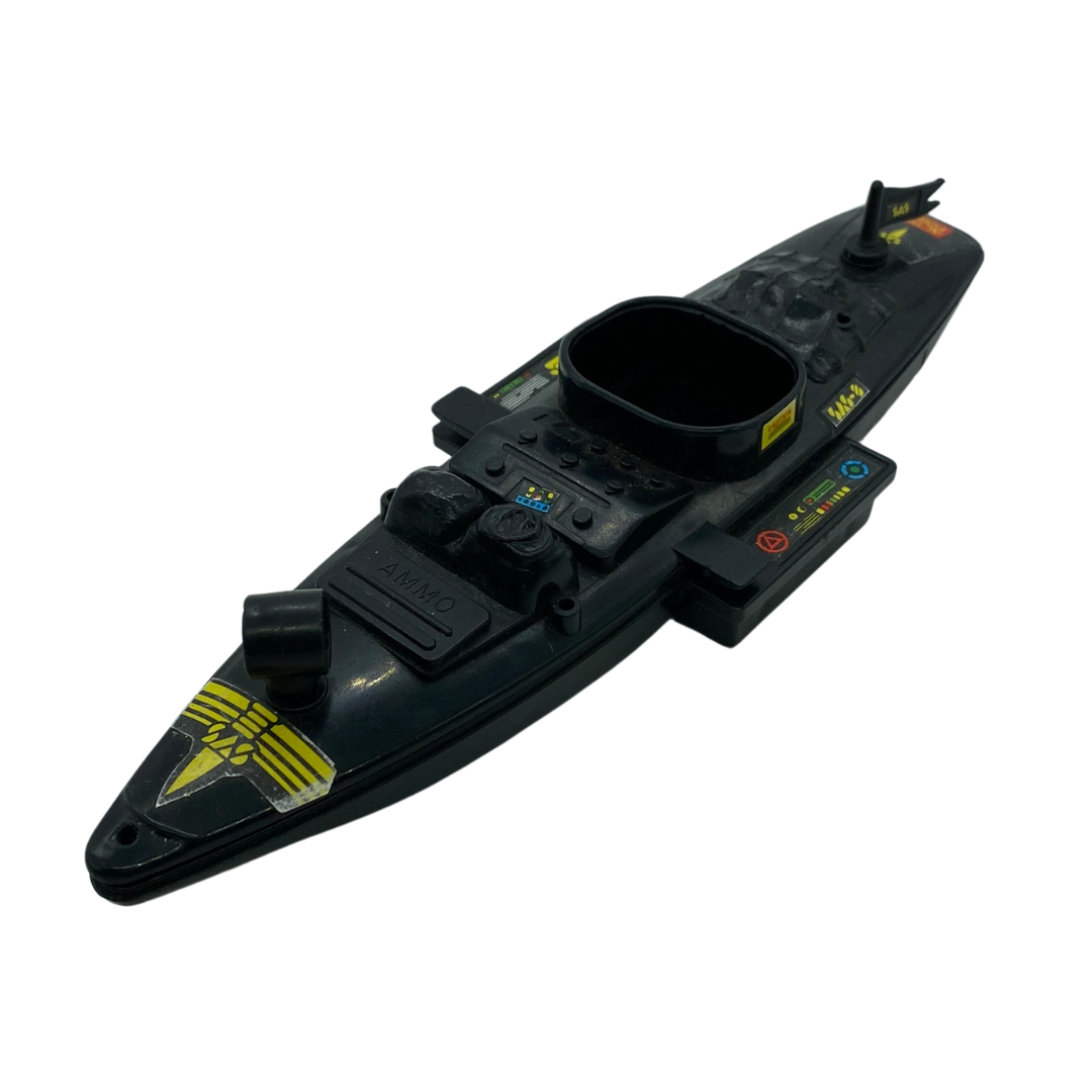 Palitoy Action Force Silent attack canoe with flag, light & 1 side part 864