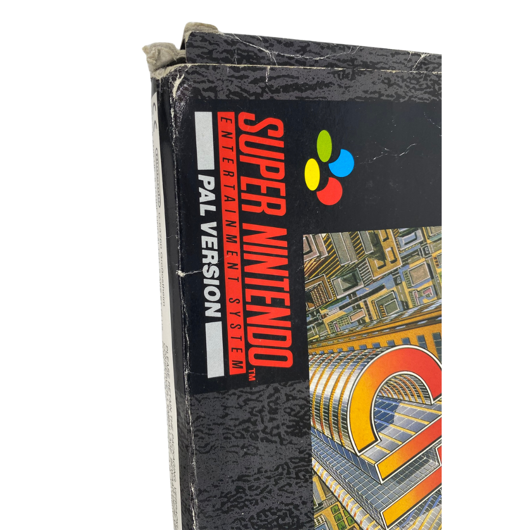 Super Nintendo / SNES Sim City with box and insert