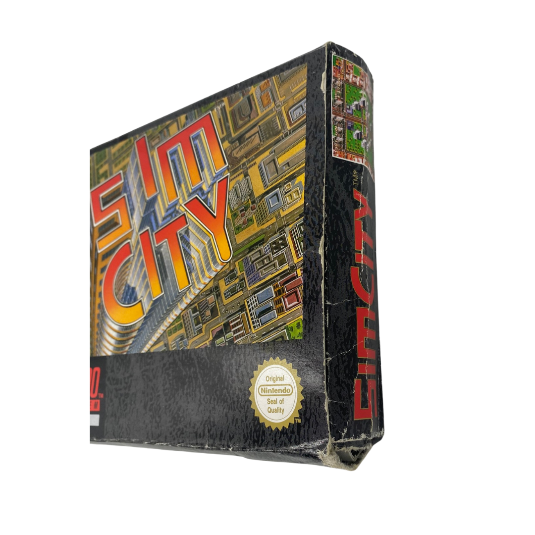Super Nintendo / SNES Sim City with box and insert