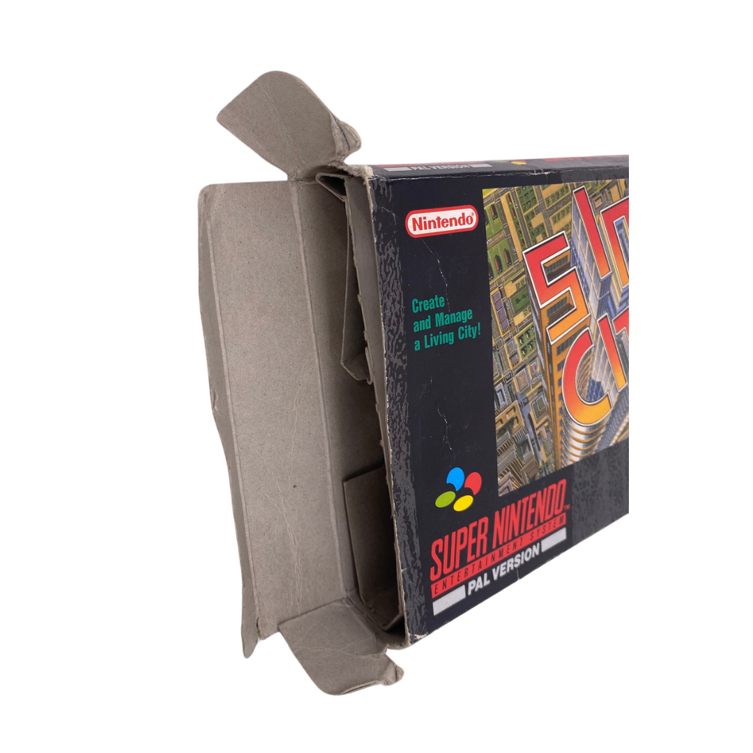 Super Nintendo / SNES Sim City with box and insert