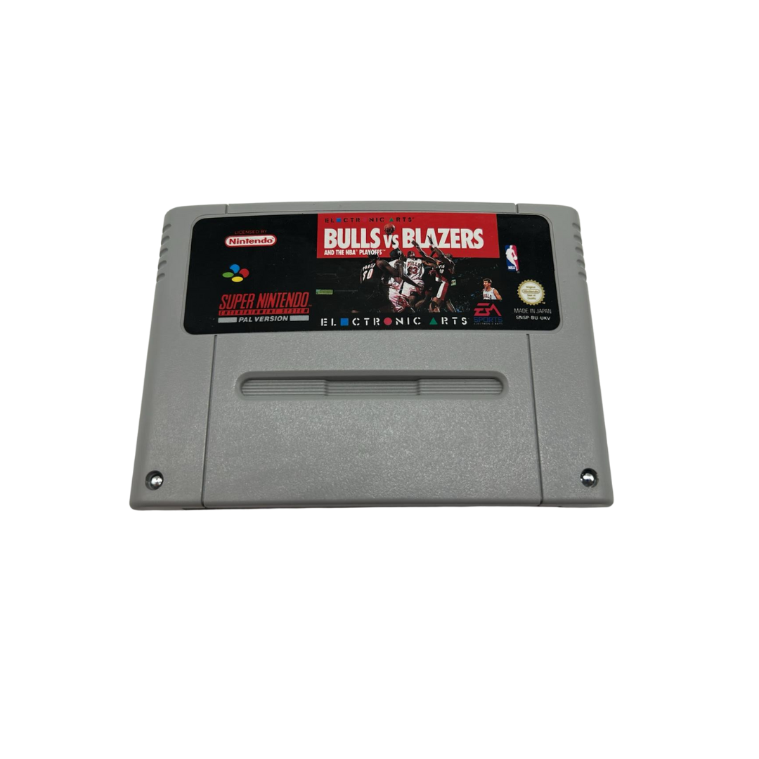 Bulls VS Blazers game with box & instructions Super Nintendo / SNES