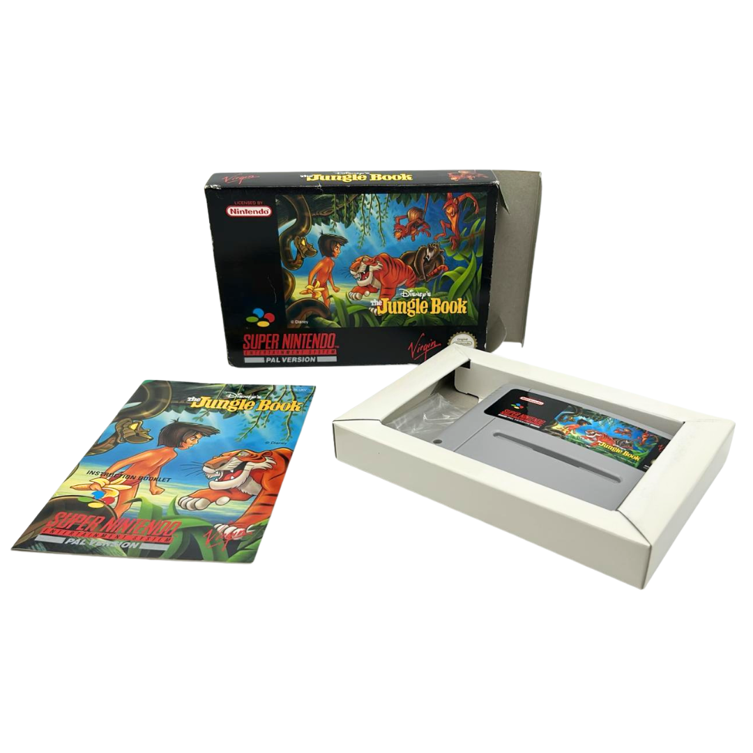 Super Nintendo / SNES Jungle Book with box, insert and instructions
