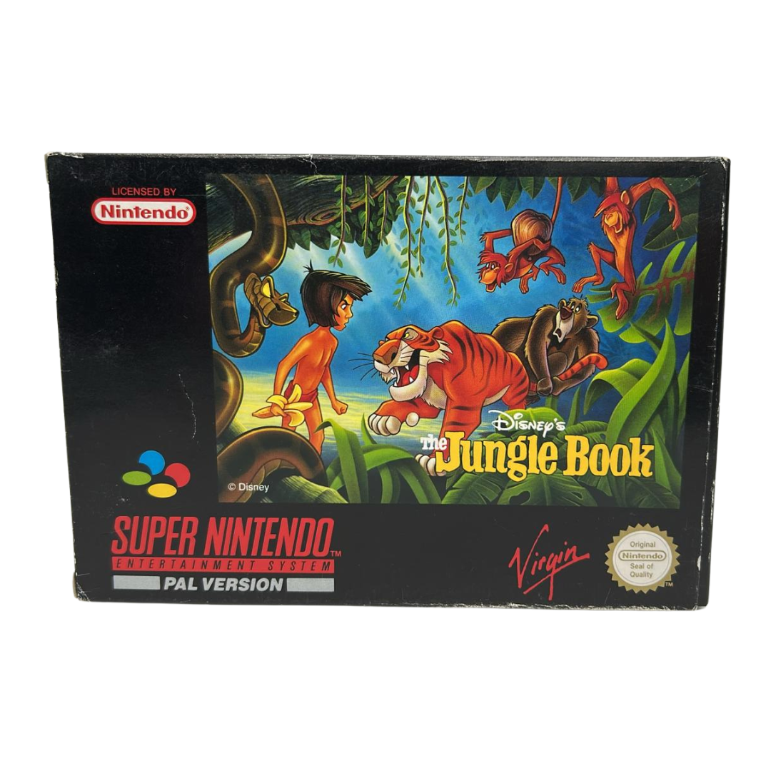 Super Nintendo / SNES Jungle Book with box, insert and instructions