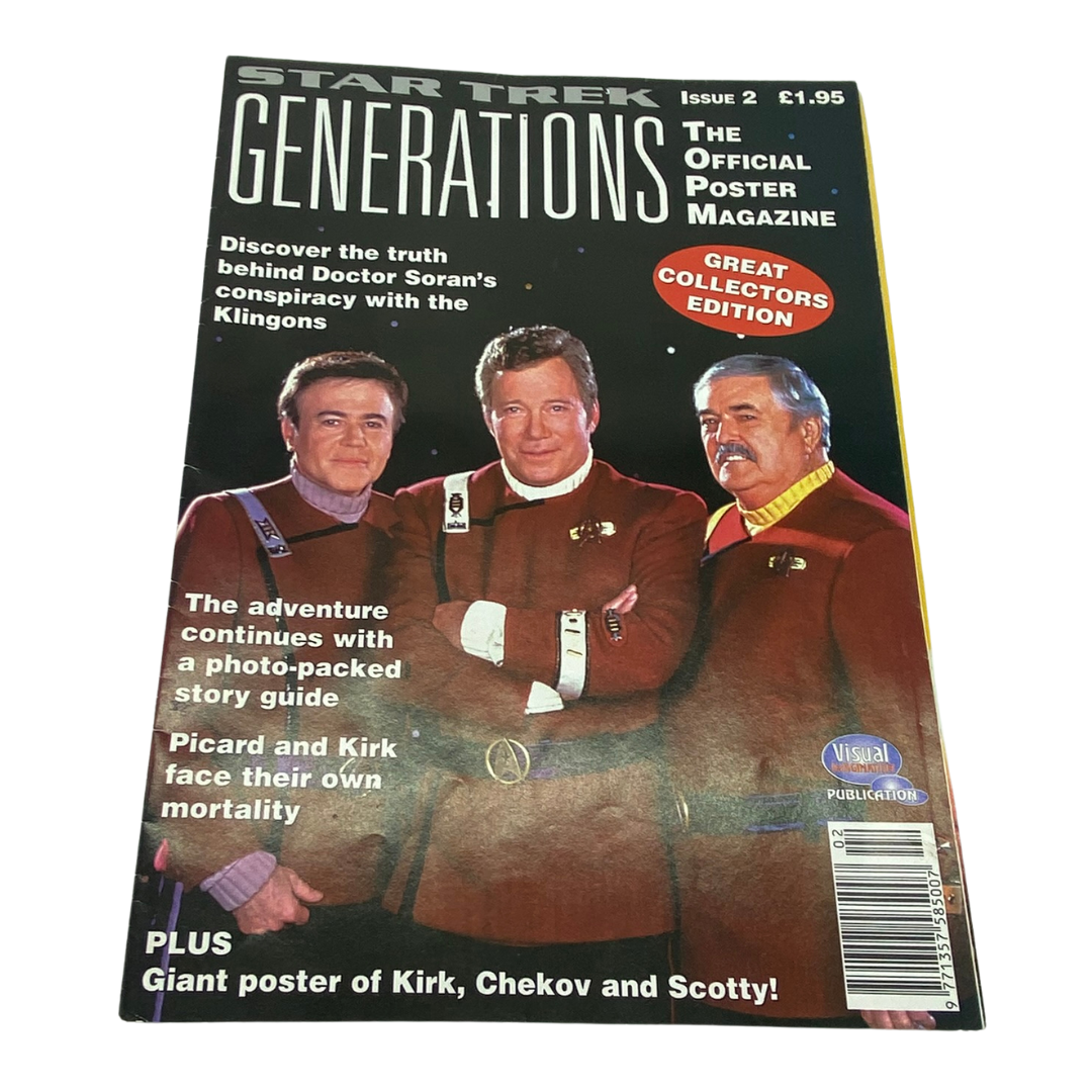 Star Trek Generations Magasine issue 2 Poster Magasine
