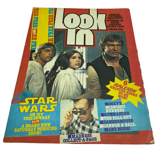 Look-In magazine 23rd October 1982 Star Wars and Madness