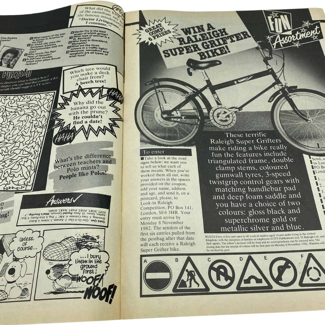 Look-In magazine 23rd October 1982 Star Wars and Madness