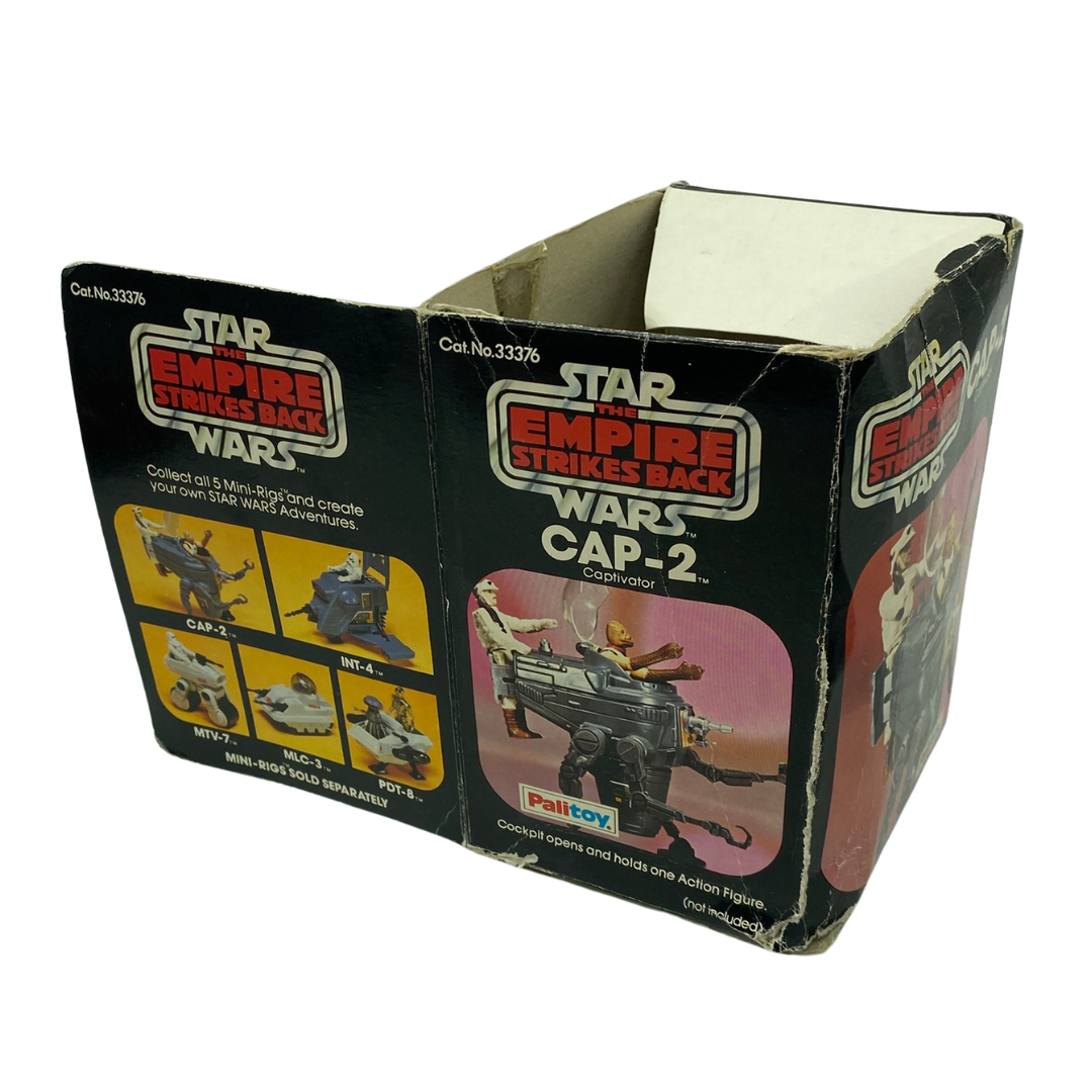 Vintage Star Wars CAP-2 Mini Rig Vehicle Complete Palitoy box (damaged)