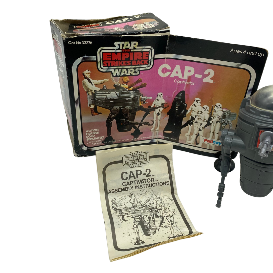 Vintage Star Wars CAP-2 Mini Rig Vehicle Complete Palitoy box (damaged)