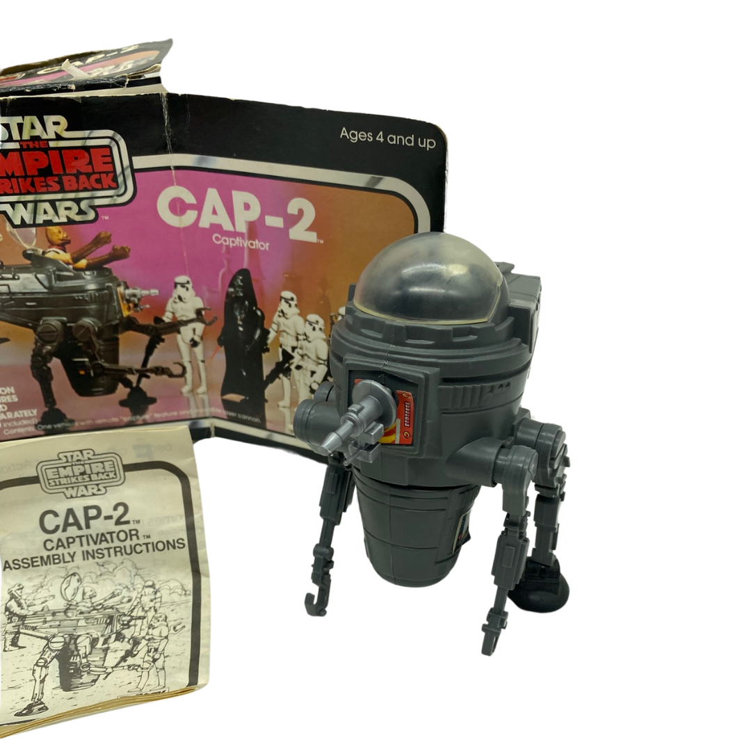 Vintage Star Wars CAP-2 Mini Rig Vehicle Complete Palitoy box (damaged)