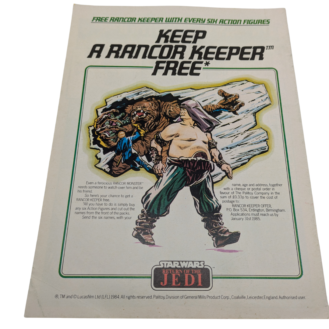 Star Wars Weekly #63 1st Septmeber 1984 Jedi On Location