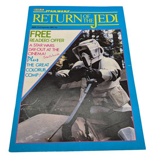 Star Wars Weekly #66 22nd September 1984 Biker Scout cover