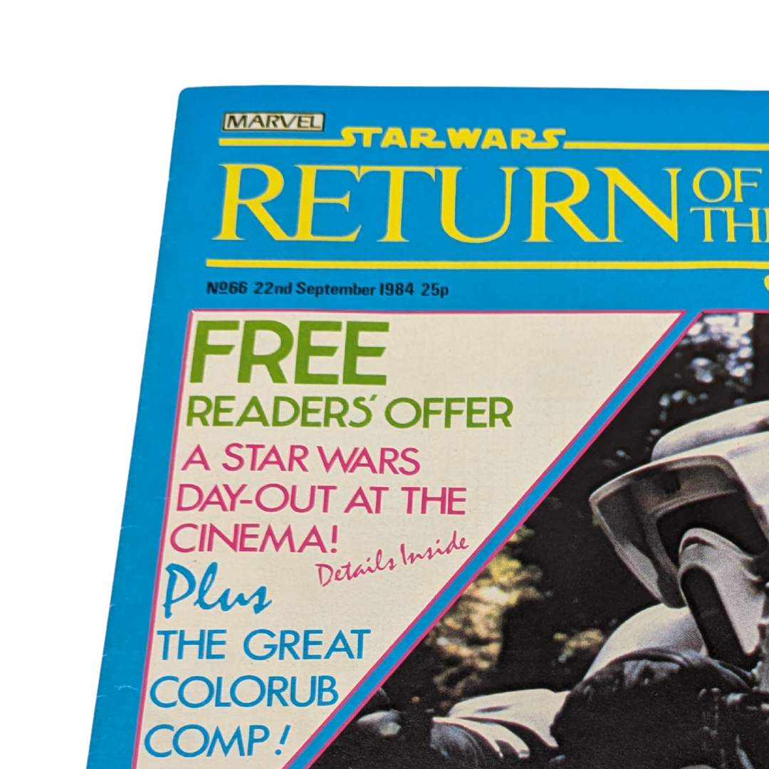 Star Wars Weekly #66 22nd September 1984 Biker Scout cover
