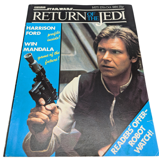 Return of the Jedi No 71 Oct 27th 1984 Star Wars Weekly UK Marvel Comic