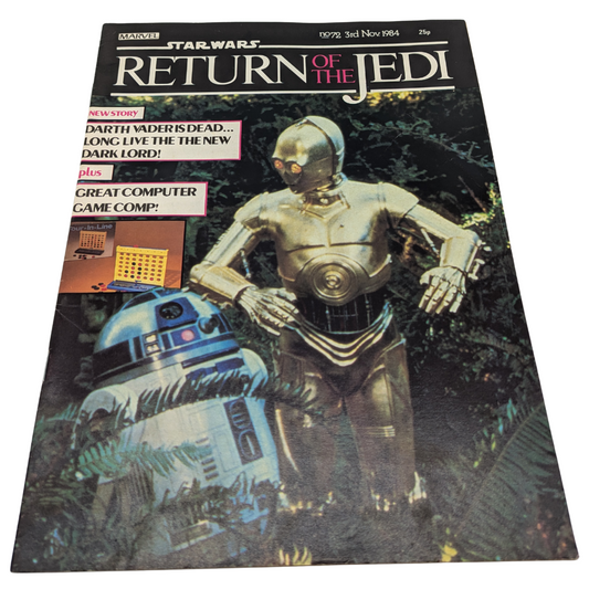 Return of the Jedi No 72 3rd November 1984 Star Wars Weekly UK Marvel Comic