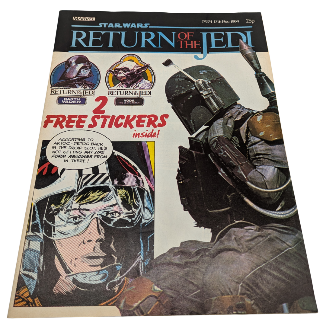 Return of the Jedi No 74 November 17th 1984 Star Wars Weekly UK Marvel Comic