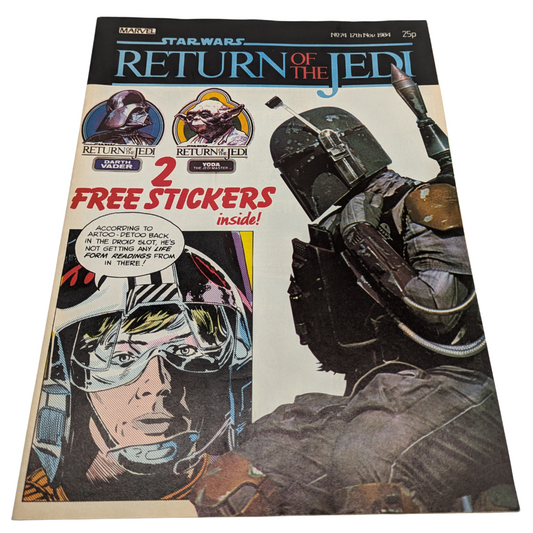 Return of the Jedi No 74 November 17th 1984 Star Wars Weekly UK Marvel Comic