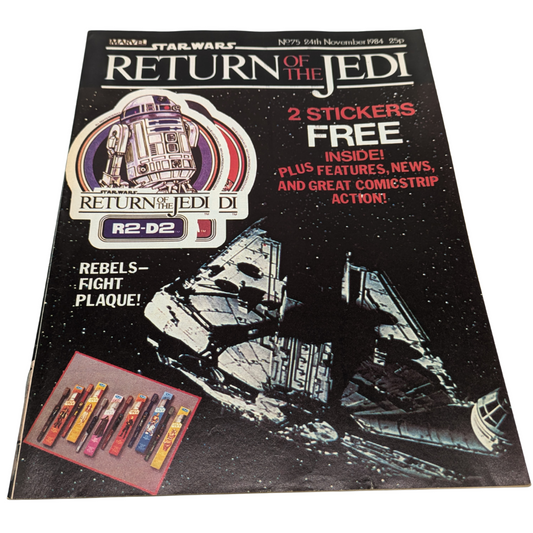Return of the Jedi No 75 November 24th 1984 Star Wars Weekly UK Marvel Comic