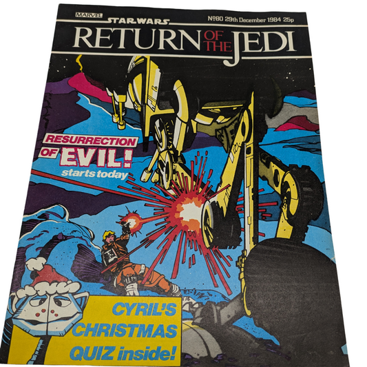Return of the Jedi No 80 December 29th 1984 Star Wars Weekly UK Marvel Comic