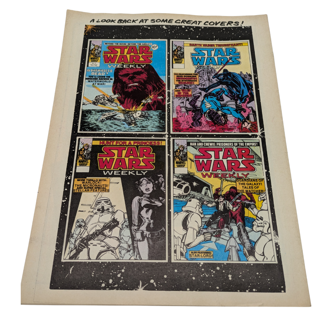 Return of the Jedi No 80 December 29th 1984 Star Wars Weekly UK Marvel Comic