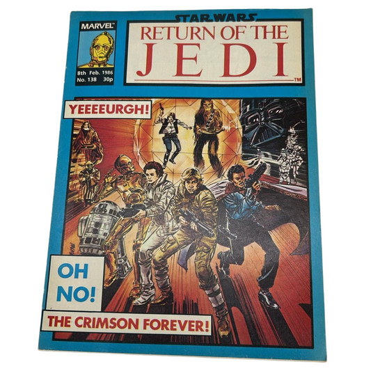 Return of the Jedi No 138 8th February 1986 Star Wars Weekly UK Marvel Comic