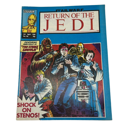 Return of the Jedi No 146 5th April 1986 Star Wars Weekly Comic Marvel
