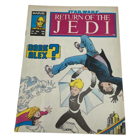 Return of the Jedi No 150 3rd May 1986 Star Wars Weekly Comic Marvel