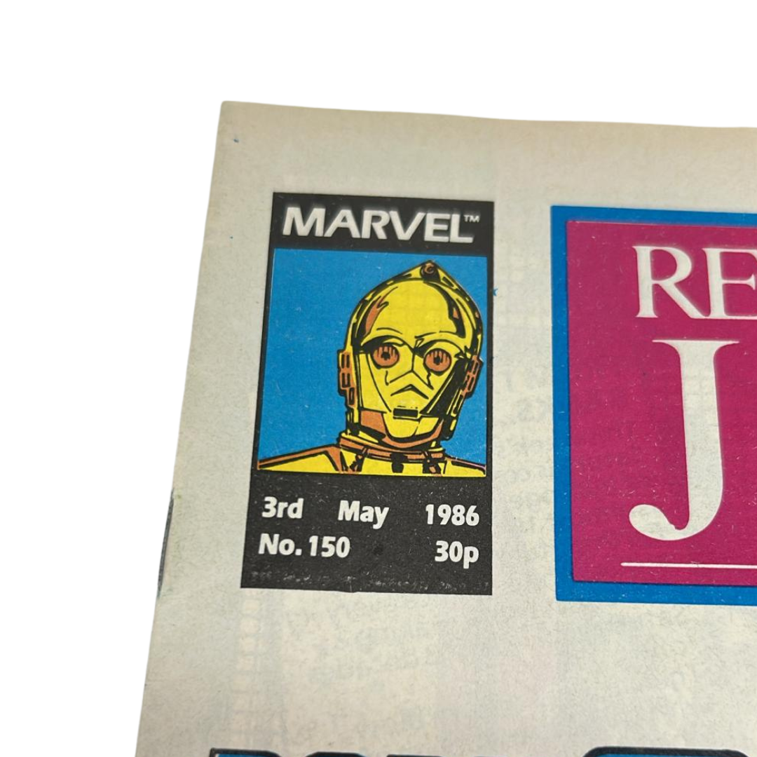 Return of the Jedi No 150 3rd May 1986 Star Wars Weekly Comic Marvel