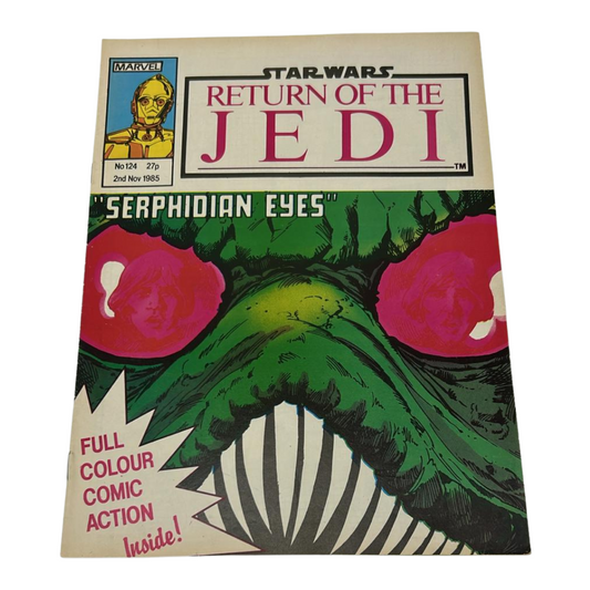 Star Wars Weekly comic Return Of The Jedi #124 2nd Nov 1985 Serphidian Eyes