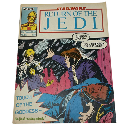 Star Wars Weekly comic Return Of The Jedi #115 31st Aug 1985