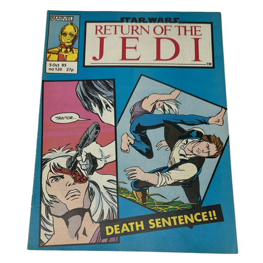Star Wars Weekly comic Return Of The Jedi #120 5th Oct 1985 Death Sentence