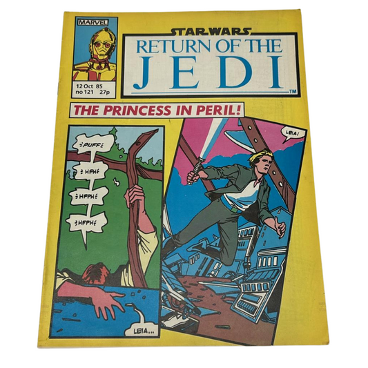 Star Wars Weekly comic Return Of The Jedi #121 12th Oct 1985 Princess In peril