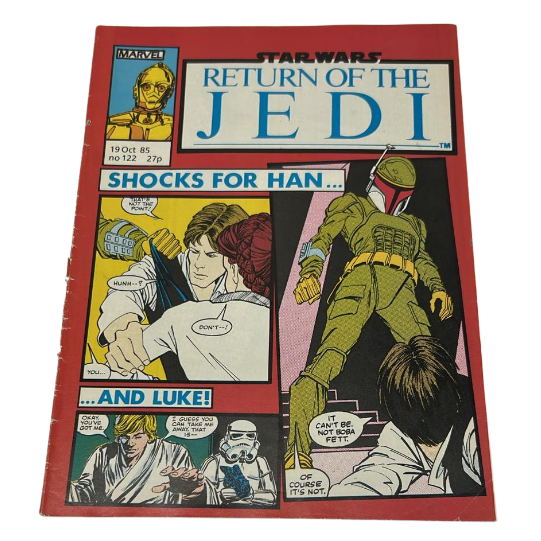Star Wars Weekly comic Return Of The Jedi #122 19th Oct 1985