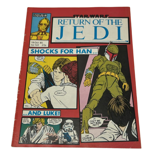 Star Wars Weekly comic Return Of The Jedi #122 19th Oct 1985