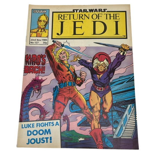 Star Wars Weekly comic Return Of The Jedi #127 23rd Nov 1985 Kiro's Back