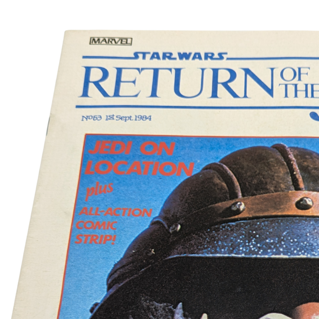 Star Wars Weekly #63 1st Septmeber 1984 Jedi On Location