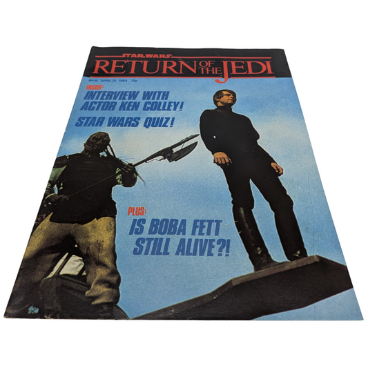 Return of the Jedi No 45 April 25 1984 Star Wars Is Boba Fett still alive?
