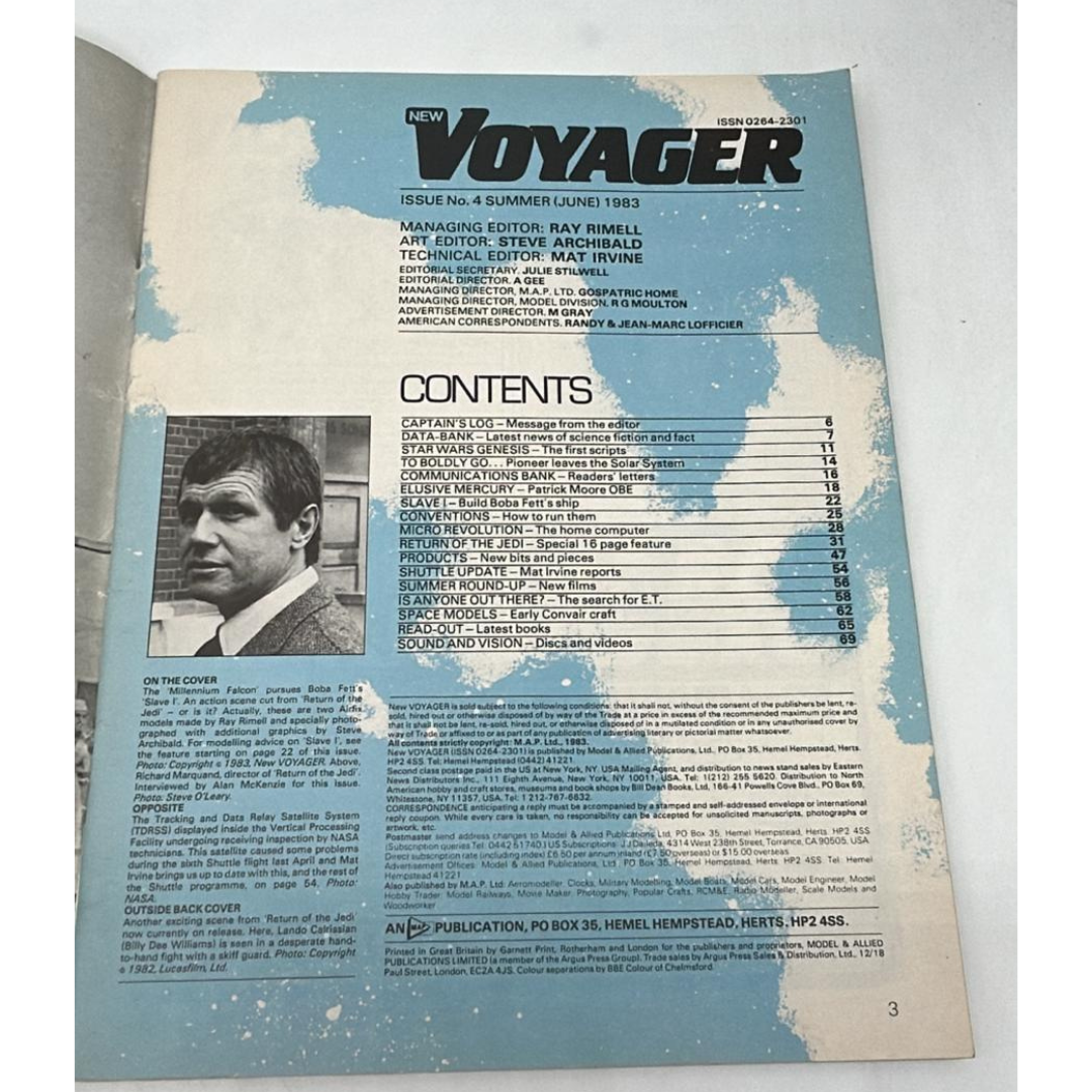 Star Wars Voyager magasine No 4 Summer 1983