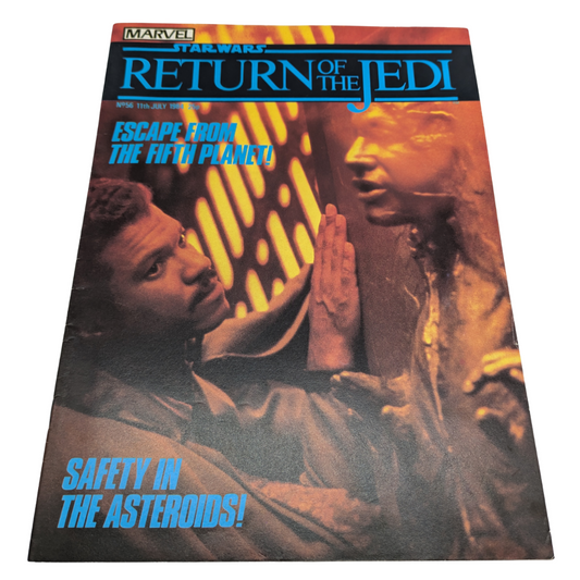 Star Wars Weekly #56 11th July 1984 comic Safety In The Asteroids!