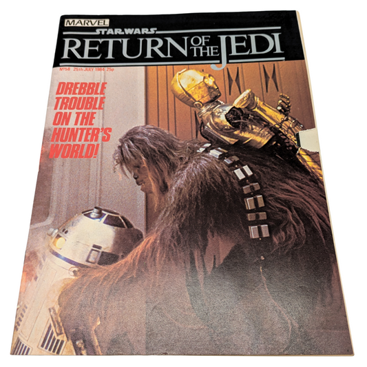 Star Wars Weekly #58 25th July 1984 Drebble Trouble On The Hunter's World